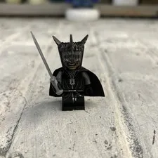 Lego Mouth of Sauron Minifigure w/ Cape lor064 From 79007 Battle Black Gate