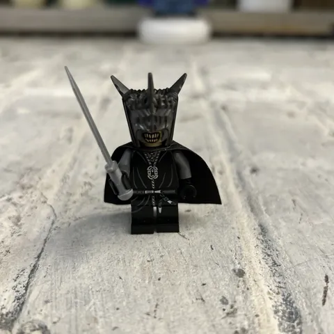 Lego Mouth of Sauron Minifigure w/ Cape lor064 From 79007 Battle Black Gate