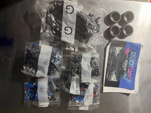 LEGO Technic Nissan Skyline Bulk Parts Lot Sealed Bags w/ 4 Tires