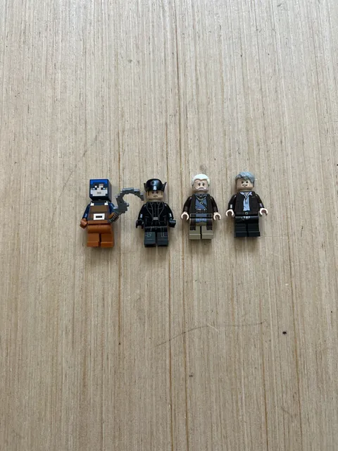 Lego Star Wars Minifigures Han Solo Lopsided Grin & Lor San Tekka Lot Of 4