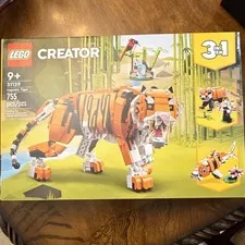 LEGO Creator 3-in-1 Majestic Tiger 31129 Complete Set 755 Pieces