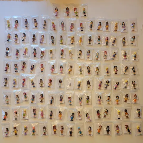Lego Mini Figures Friends Lot Of 124