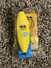 New LEGO Banana Guy Minifigure Keychain Polybag