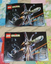 Pair of 1999 Lego System Toy Catalogs/ Lego Club Pamphlets Star Wars Ninja