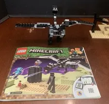 LEGO Minecraft 21151 The End Battle Ender Dragon & Enderman 222 pcs Manual