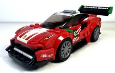 LEGO SPEED CHAMPIONS: Ferrari 488 Gt3  75886.  car complete % No box, No manual