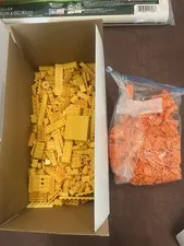 Lego Bulk Yellow and Orange 11x6x6