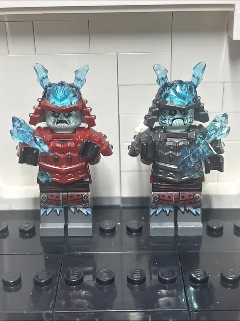 LEGO® General Vex Minifig njo0523 Ninjago Blizzard Warrior Ice 70673 70678 LOT 2