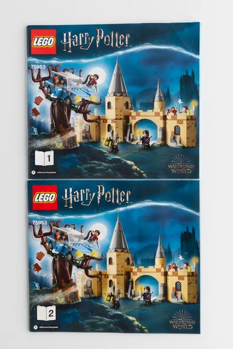 LEGO Harry Potter 75953 Hogwarts Whomping Willow Instruction Manuals 1 & 2 Set