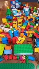 Duplo Lego Lot of 300+ Pieces Approx 9 lbs  Bricks Train Cars Specialty Pieces
