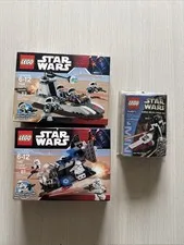 Star Wars LEGO 7667 Imperial Dropship & 7668 Rebel Scout Speeder 4487 Mini Set