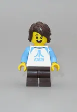 New LEGO Atari Video Game Player boy minifigure 10306