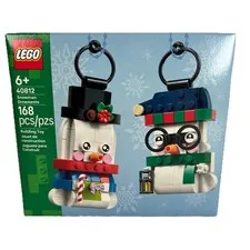 Lego Snowman Christmas Ornaments Set 40812  Sealed NIB