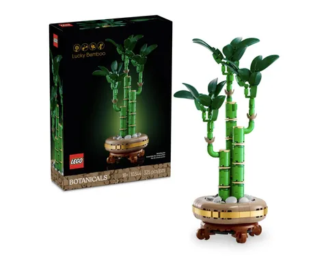 LEGO Botanicals Lucky Bamboo Building Set 10344 Fake Plant Decor Ages 18+