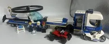 Lego City 60244 Police Helicopter Transport Complete NO Box or Manual