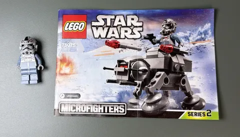 Lego Star Wars Minifigure AT-AT Driver Imperial  75075 sw0581 with Instructions
