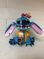 LEGO Disney Stitch 43249 Building Kit 432 Pieces Used No Box Complete No Manual