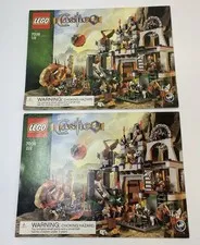 Lego Castle Dwarves’ Mine 7036 Building Instruction Manual Booklets 1 & 2 2007