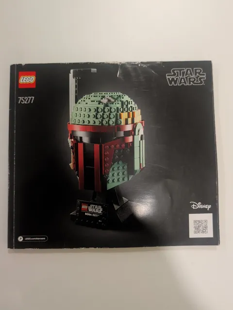 LEGO Star Wars Boba Fett Helmet 75277 Instruction Manual Only