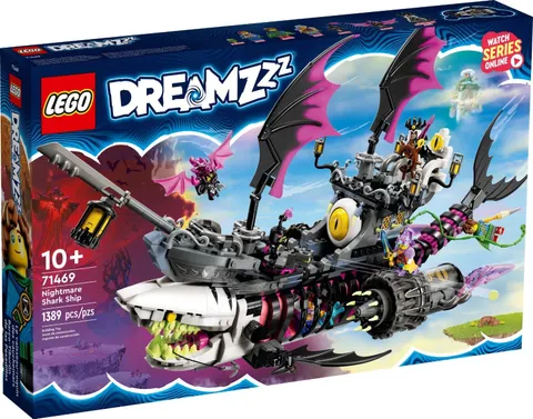 LEGO Dreamzzz Nightmare Shark Ship (71469) New In Sealed Box Retired