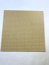 LEGO Thin-Style Base Plate, 32x32 (10" x 10"), Part # 3811, Tan / Beige