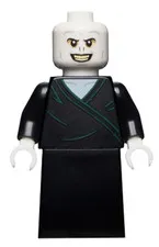 LEGO Harry Potter Lord Voldemort White Head Black Robe Minifigure HP197
