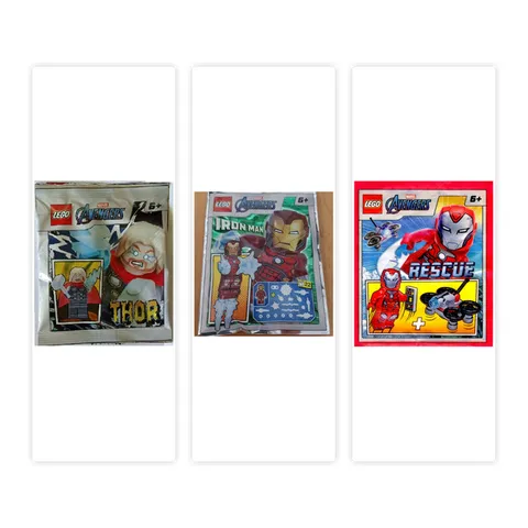 LEGO ® Marvel foil pack Thor Iron Man rescue 242105 242210 242217 new original packaging