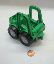 Lego Duplo GREEN STREET SWEEPER Vehicle 2006 Town City #4978