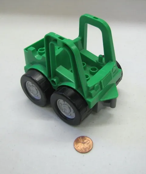 Lego Duplo GREEN STREET SWEEPER Vehicle 2006 Town City #4978