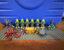 LEGO Atlantis Minifigures + Shark + Octopus