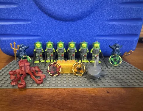 LEGO Atlantis Minifigures + Shark + Octopus
