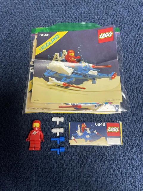 LEGO Classic Space 6846 Tri-Star Voyager 100% Complete W/Partial Box & Book