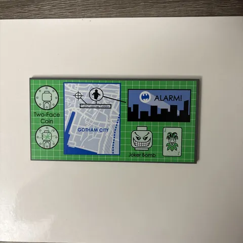 LEGO Batman: The Batcave Middle Screen Tile With Original Sticker (7783)