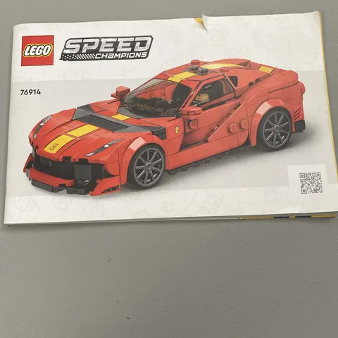 LEGO Star Wars Instruction Manual ONLY #76914-Speed Champions-Ferrari