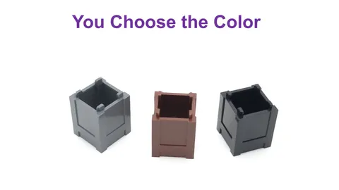 Lego 2x2x2 Container Box with Top Opening You Choose the Color