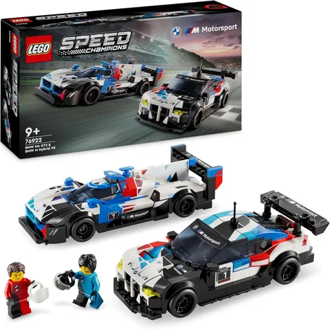 LEGO Speed Champions BMW M4 GT3 & M Hybrid V8 Set 76922 NEW/Damaged Box