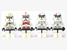 LEGO Star Wars Clone Trooper Lot 4 Shock Trooper 327th Star Corps 91st Recon