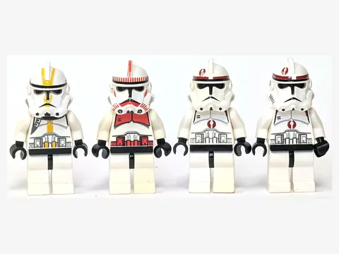 LEGO Star Wars Clone Trooper Lot 4 Shock Trooper 327th Star Corps 91st Recon