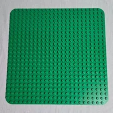 Large Green Lego Duplo Base Board Plate 15" x 15”