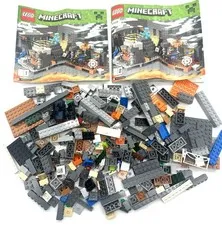 LEGO Minecraft The End Portal 21124 Incomplete - Replacement Pieces + Manuals