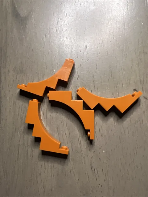 LEGO 30099 Dark Orange Arch 1 x 5 x 4 Inverted - 4 Pieces
