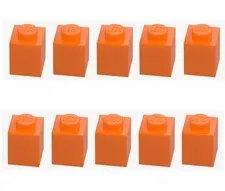LEGO ® 10x brick 1x1 bright orange 3005 4173805 orange building block replacement brick