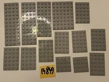 Lego Parts Lot Grey Plates