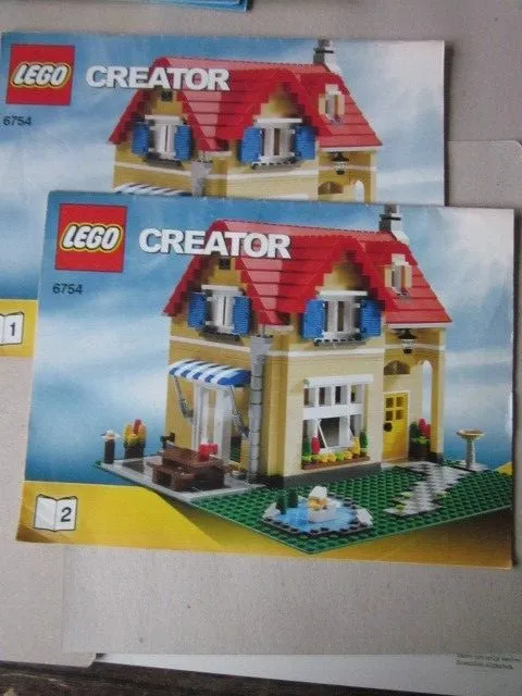 Lego Creator 6754 Building Instructions Instruction Part, Part 1 and 2