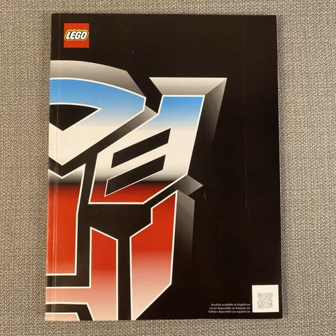 LEGO Optimus Prime #10302 Transformers Instruction Book Only
