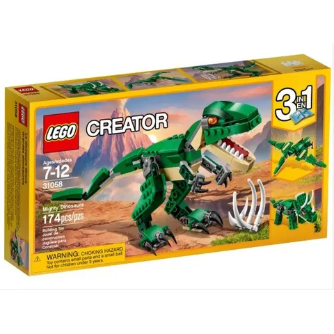 LEGO CREATOR: Mighty Dinosaurs (31058) Incomplete Set