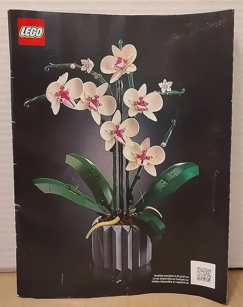 LEGO 10311 Creator Expert Orchid Instruction Booklet Only