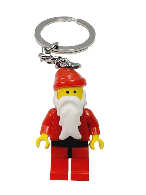 LEGO Christmas Key Chain - Rare Classic Santa Claus Minifigure  Keychain