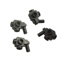 4 NEW LEGO Minifigure, Weapon Gun, Blaster ,Studs  Black