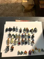 Big LEGO Harry Potter Minifigure Lot w/ Dumbledore Snape Hermione Harry & Dobby